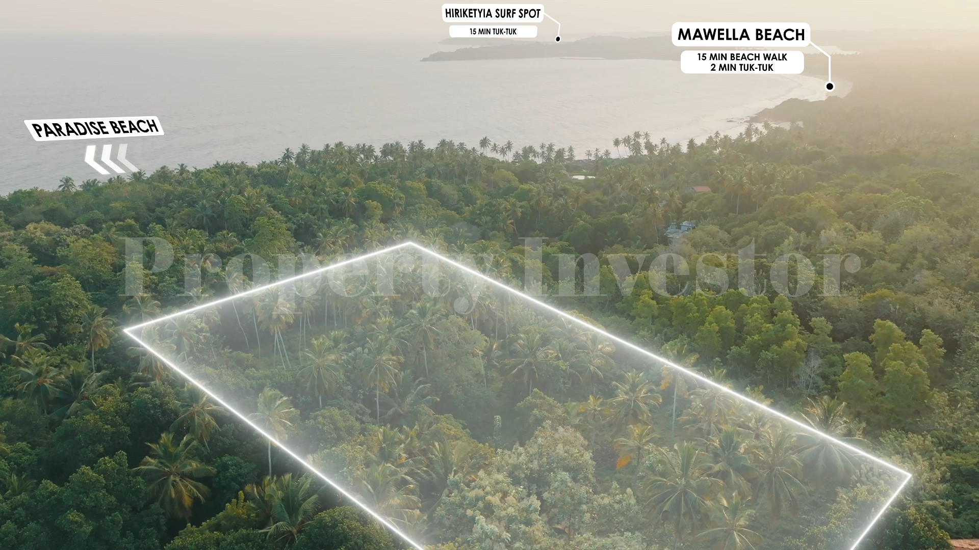 Stunning 7080 m² Coastal Oceanview Parcel for Residential or Commercial Development in Tangalle, Sri Lanka