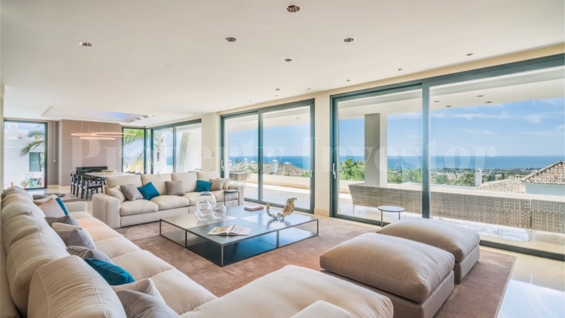 Fabulous 5 Bedroom Duplex Penthouse with Panoramic Sea Views for Sale in Marbella
