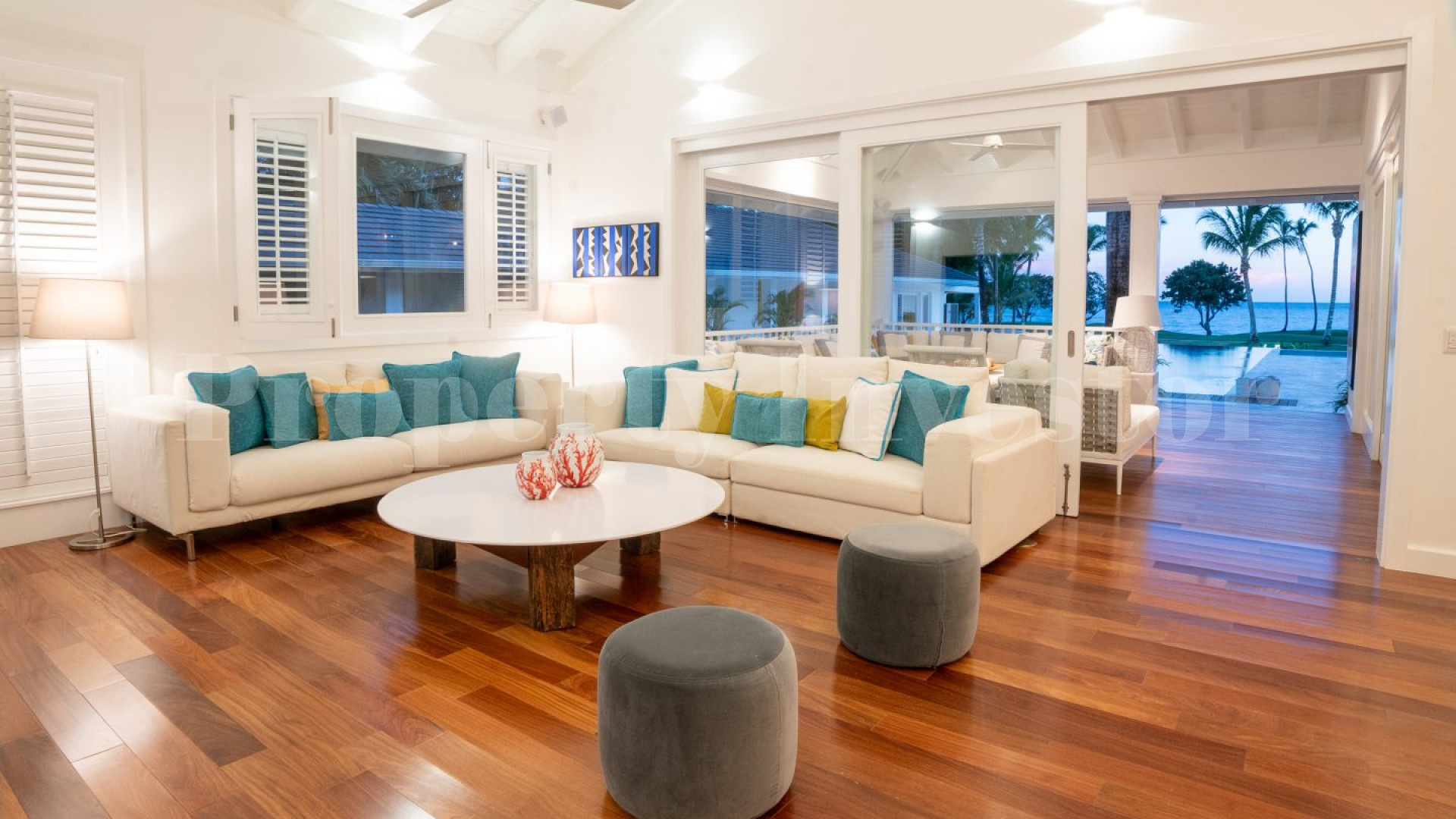 Modern Colonial 7 Bedroom Luxury Villa with Fabulous Golf & Ocean Views for Sale in La Romana, Dominican Republic