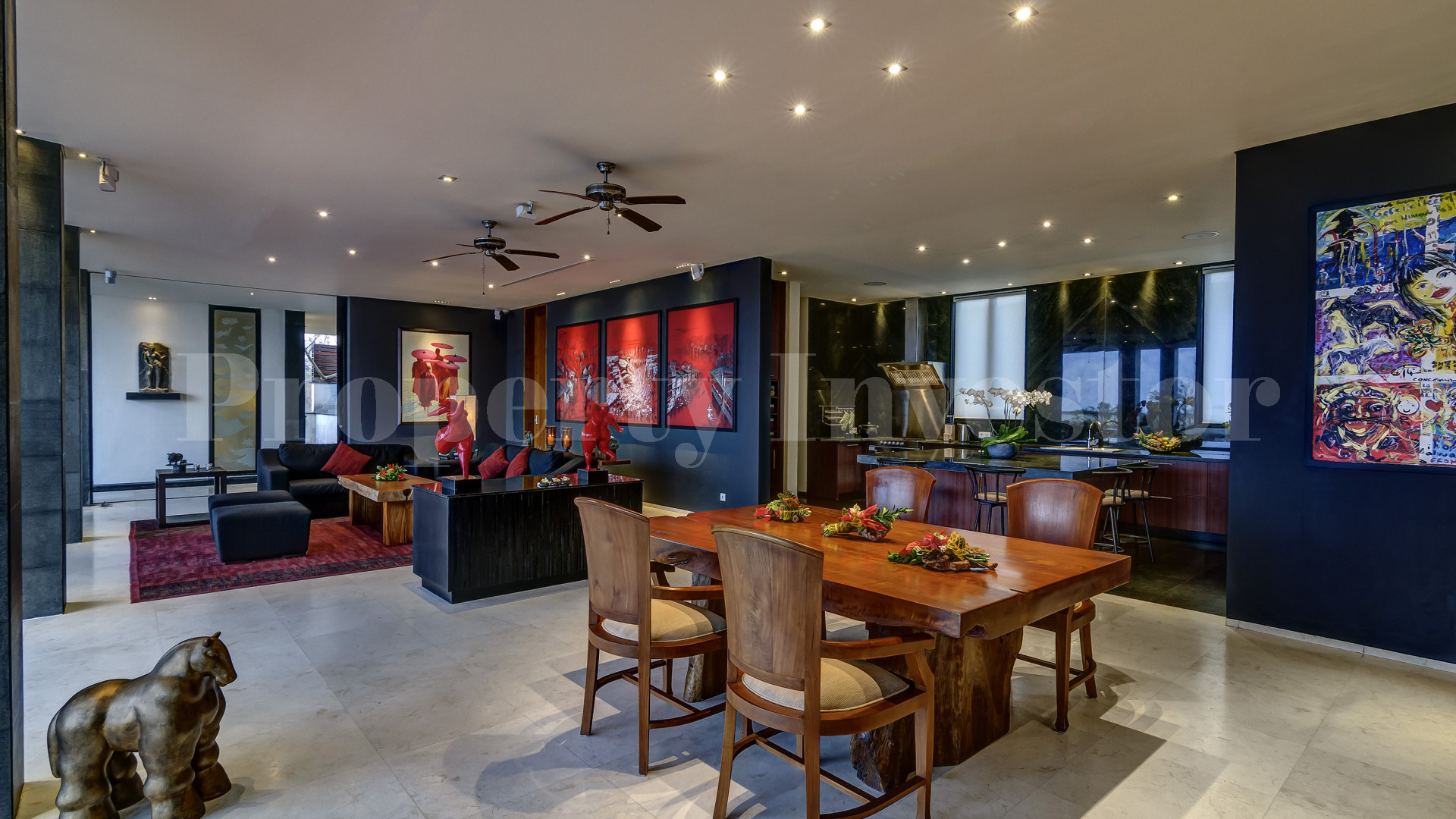 Stunning 7 Bedroom Luxury Villa with 180° Degree Panoramic Ocean Views for Sale in Pandawa, Bali