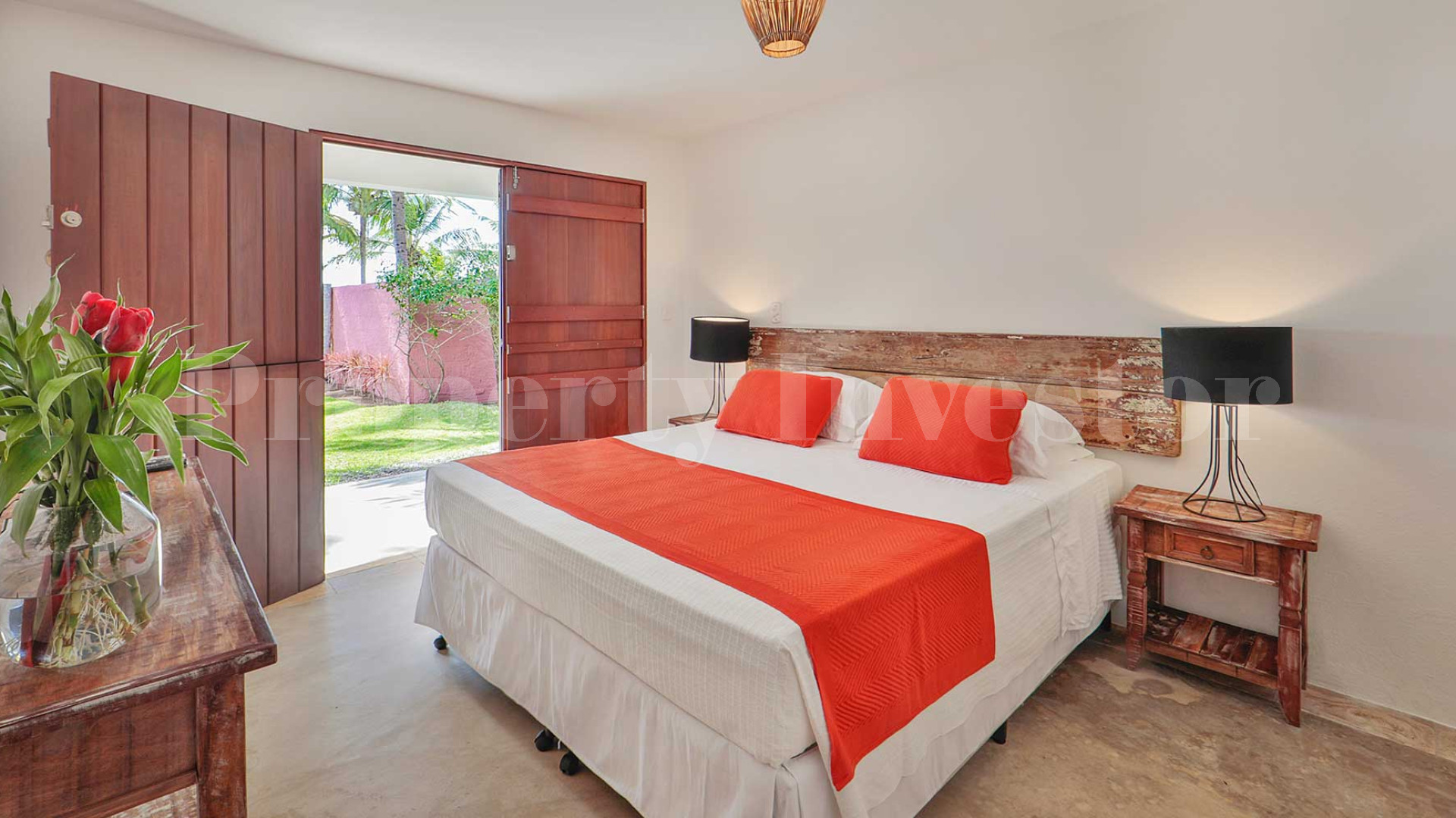 Stunning 8 Chalet Boutique Beachfront Hotel & Gourmet Restaurant Accessible to the Public for Sale in Japaratinga, Brazil