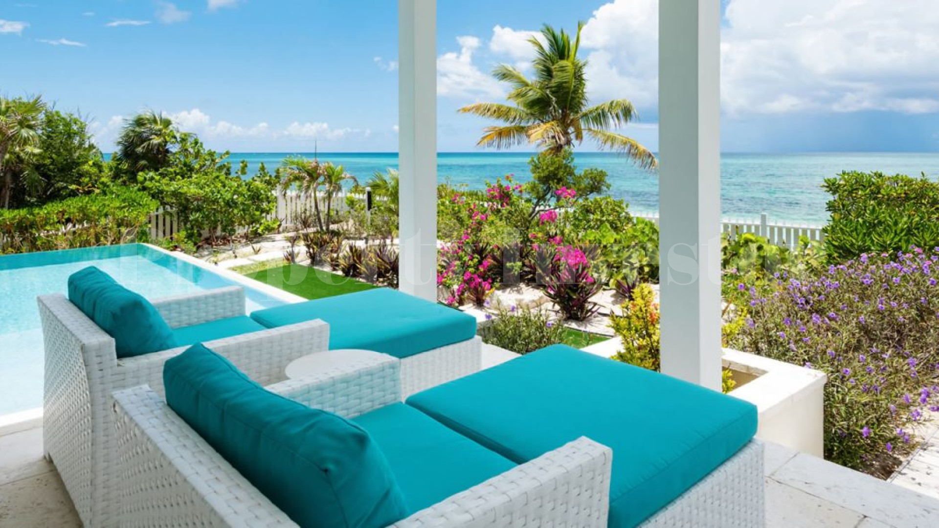 Fabulous 5 Bedroom Colonial Style Beachfront Home for Sale in Turks & Caicos