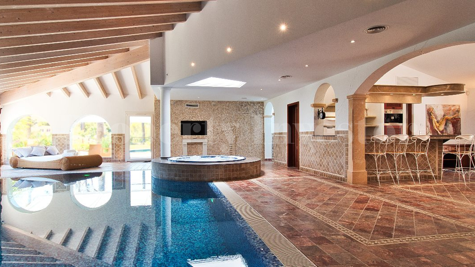 2 традиционно средиземноморские виллы с видом на море в Нуэва Санта Понса, Майорка