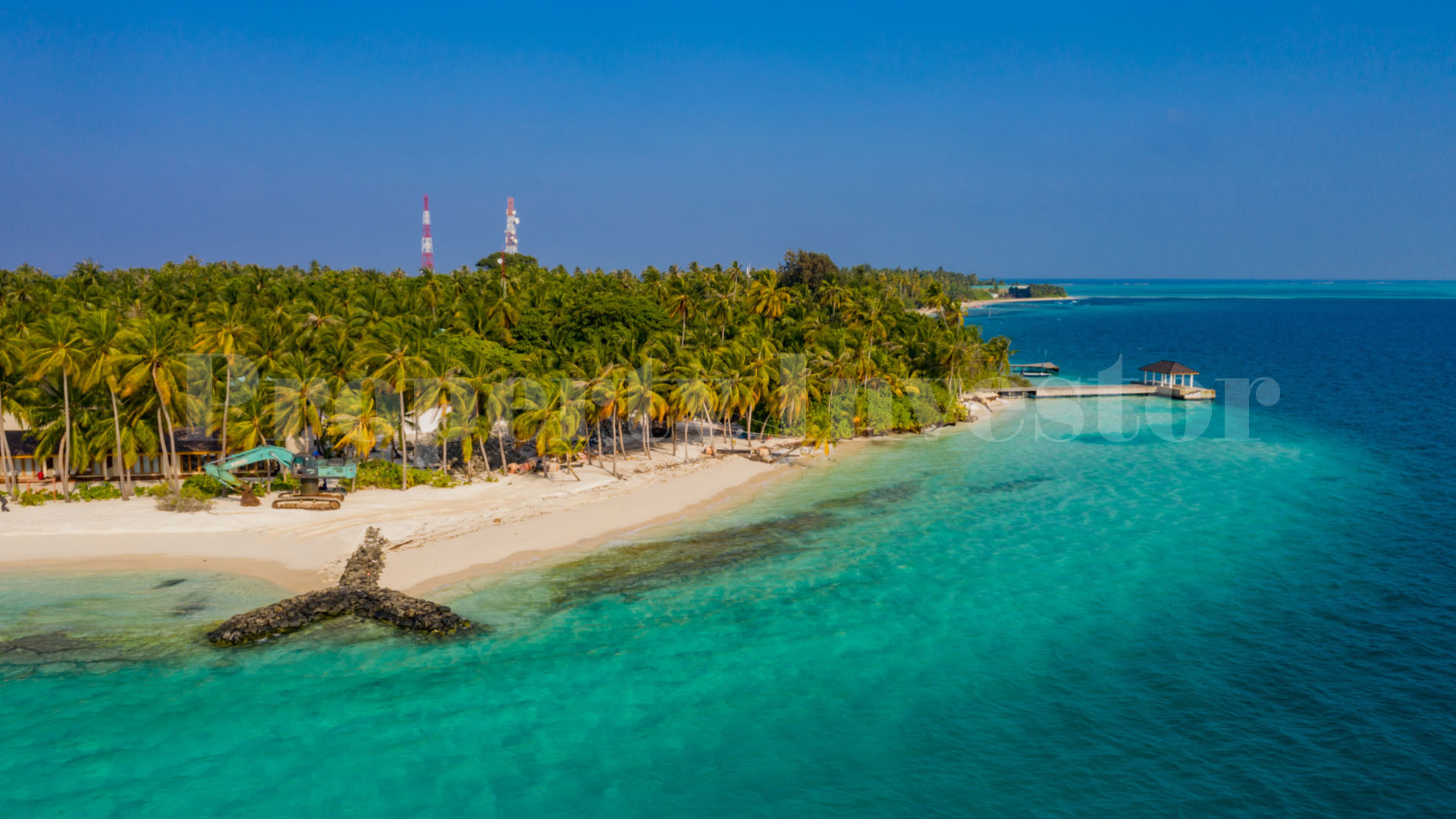 Продается роскошный островной отель на 60 вилл на Мальдивах