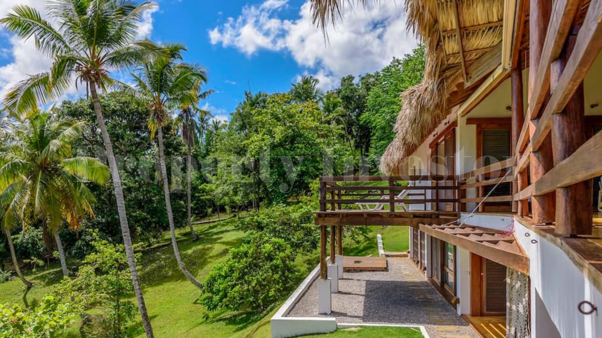 Эко ретрит на 5 спален с ручной отделкой с невероятными видами на океан и тропические сады рядом с Лас-Терренас, Доминиканская Республика