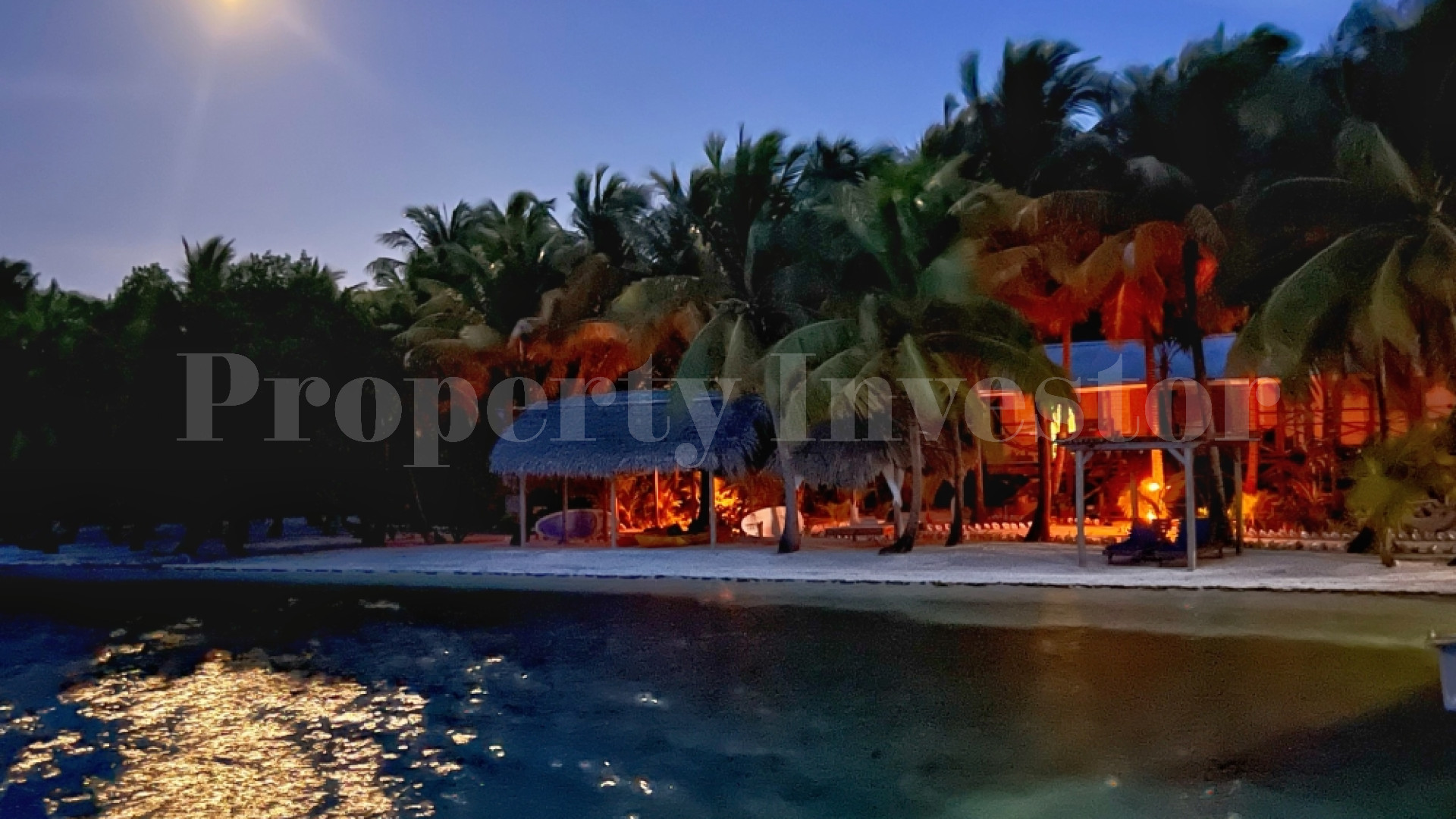 Private Island Resort & PADI 5-Star Gold Palm Dive Center for Sale on Glover's Reef Atoll, Belize