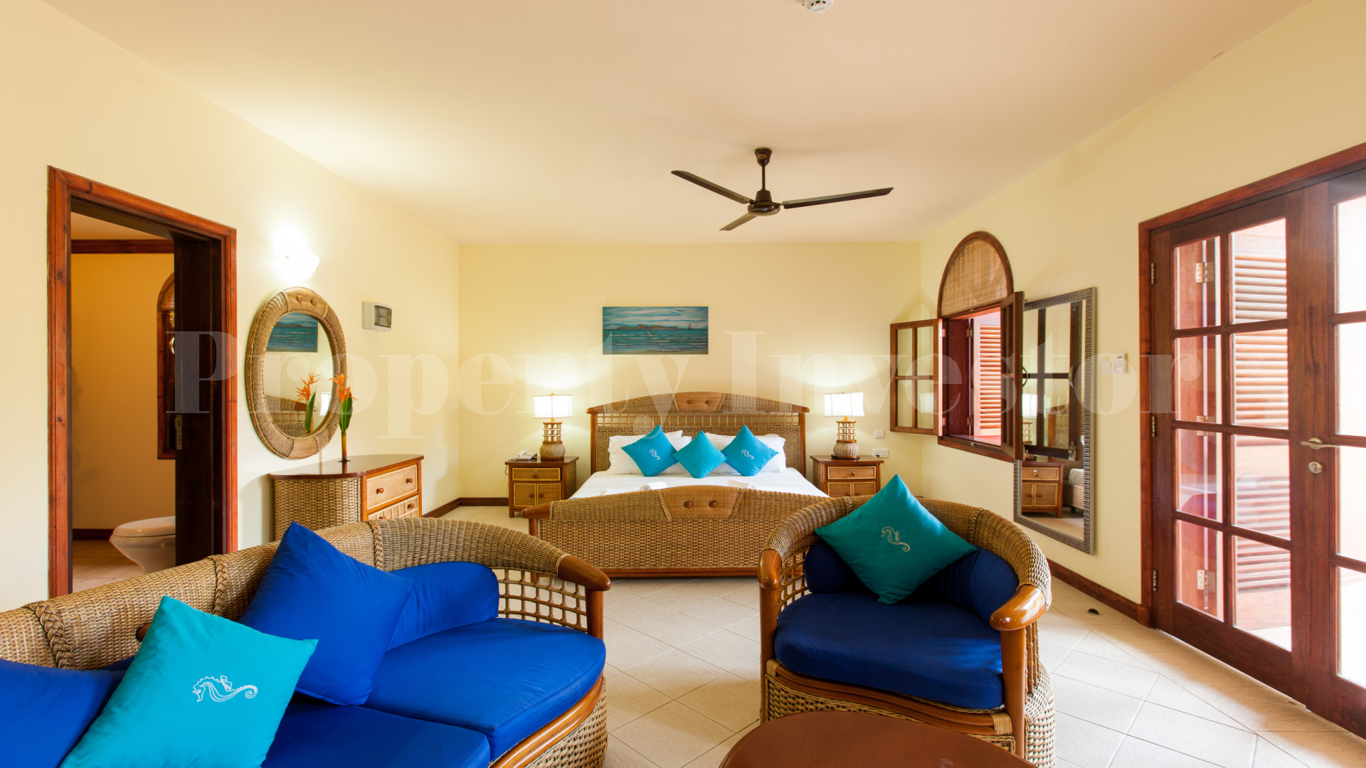 Beautiful 4* Star Boutique Beachfront Island Hotel with 26 Suites for Sale on Praslin Island, Seychelles