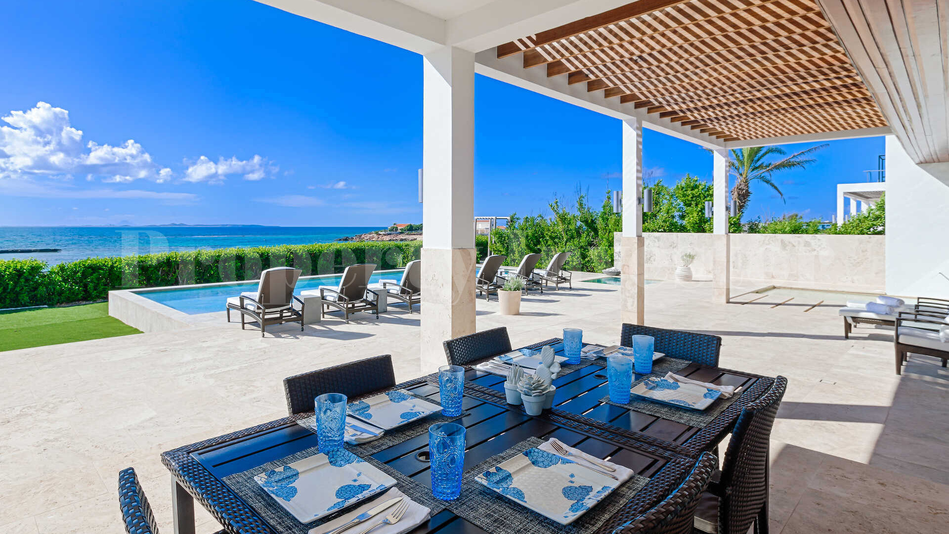 Chic 5 Bedroom Luxury Beachfront Villa at Blowing Point, Anguilla