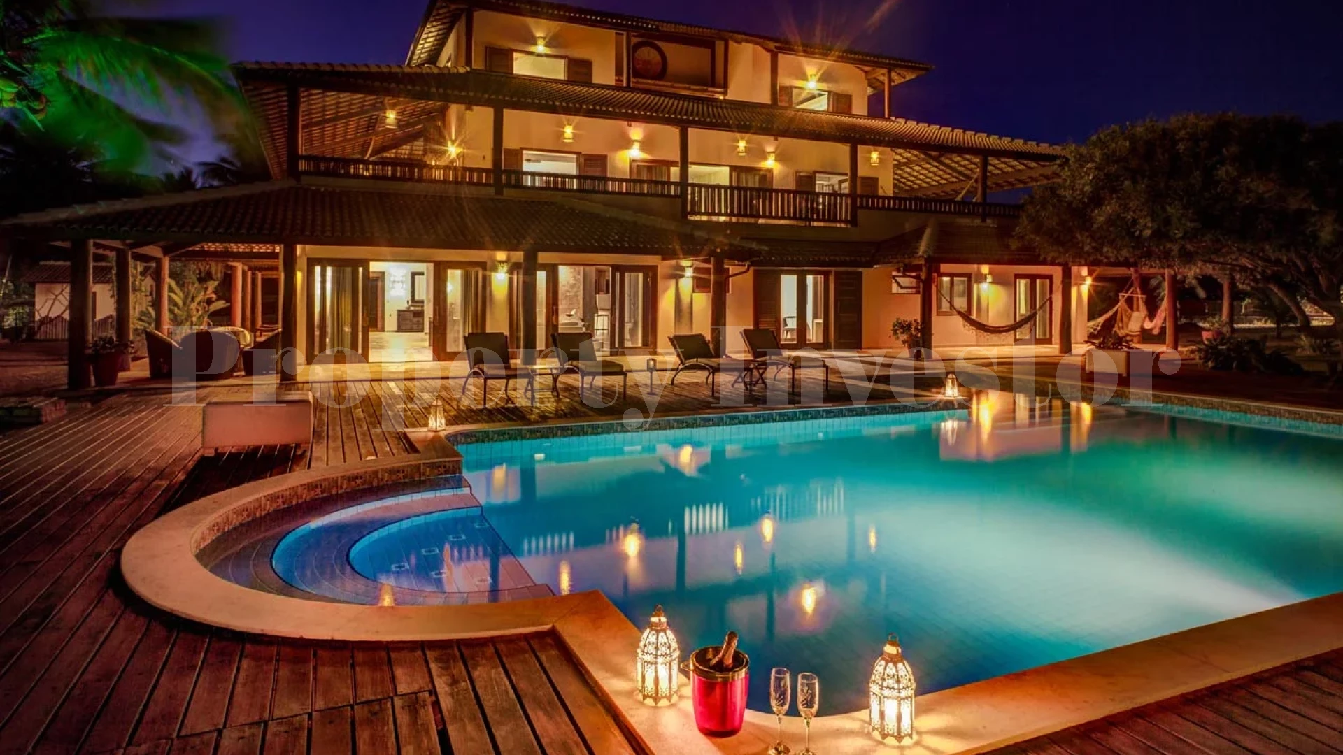 Exclusive 6 Suite Luxury Beachfront Coconut Oasis Retreat on 30 Hectare Parcel for Sale in Bahia, Brazil