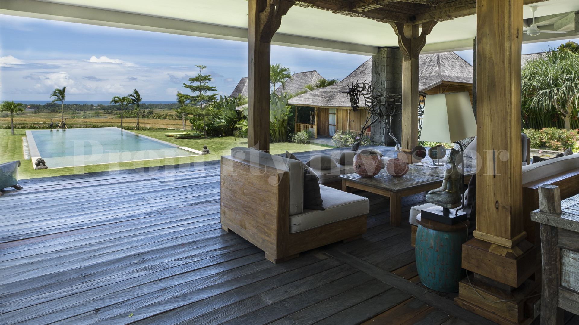 Breathtaking 24 Bedroom Luxury Ocean View Retreat with Incredible Lounging Areas for Sale in Tabanan, Bali