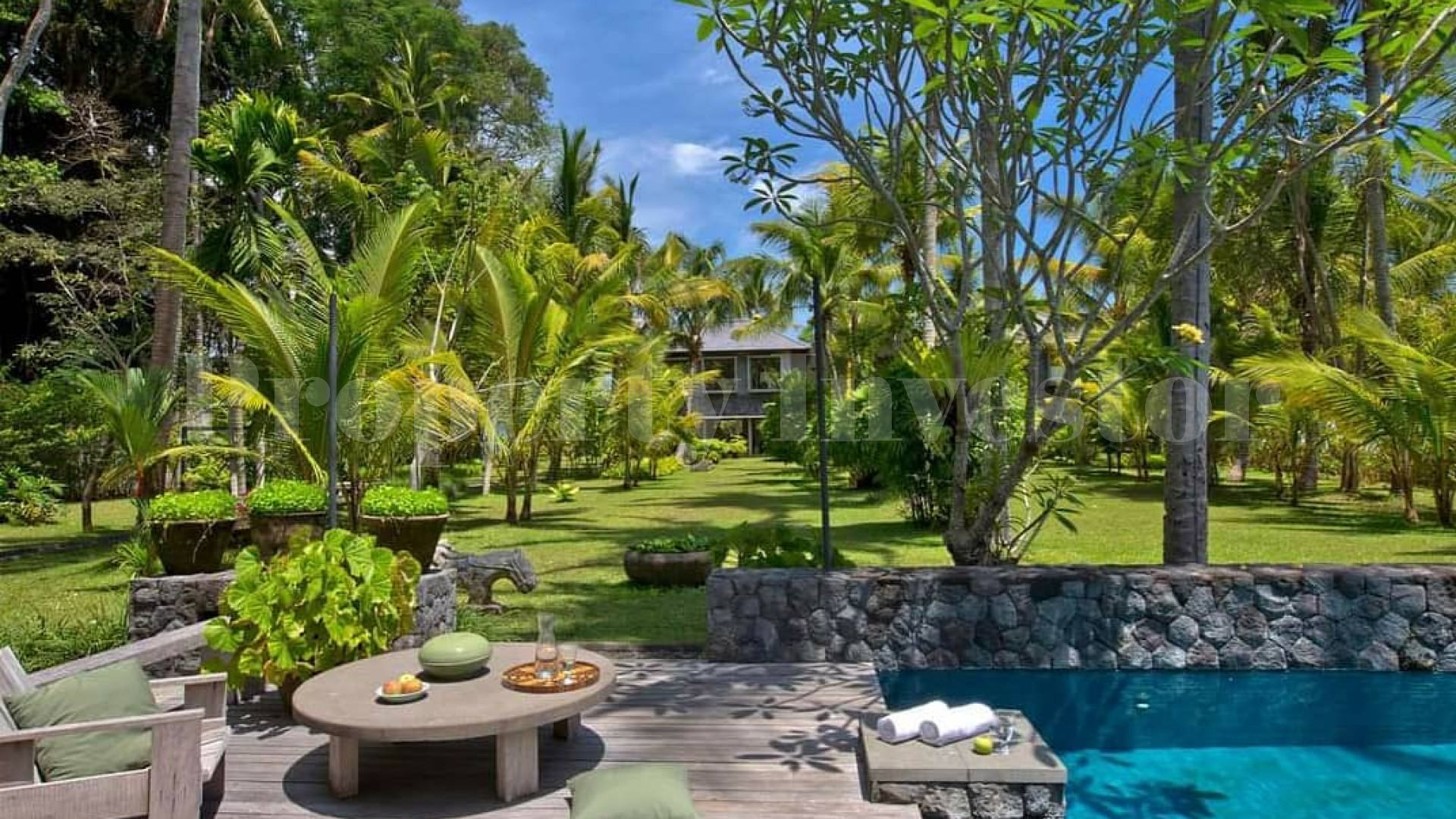 Unique 2 Bedroom Riverfront Designer Estate with Jungle Views for Sale in South-Ubud, Bali