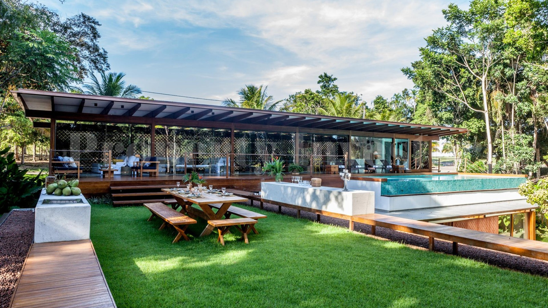 One-of-a-Kind 6 Bedroom Tropical Luxury Designer Rainforest Villa for Sale in Trancoso, Brazil