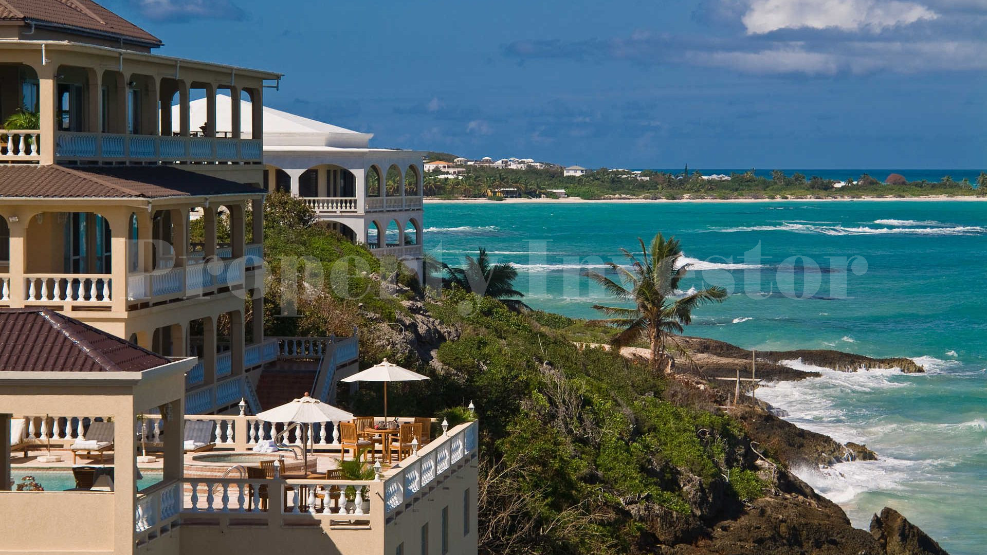 Incredible 9 Bedroom Private Luxury Oceanfront Villa with Amazing Cliff Top Views in Anguilla