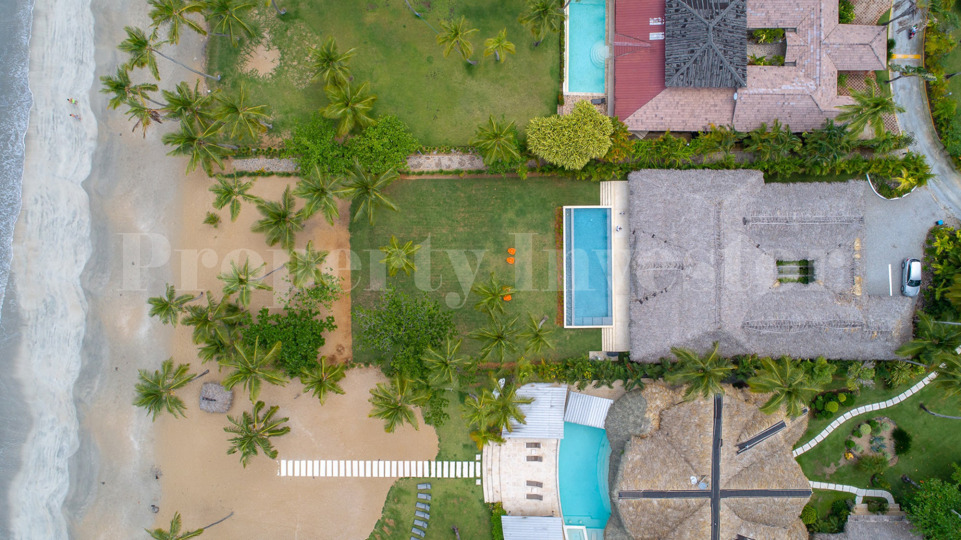 Beautiful 5 Bedroom Luxury Beachfront Villa for Sale at Playa Coson, Las Terrenas
