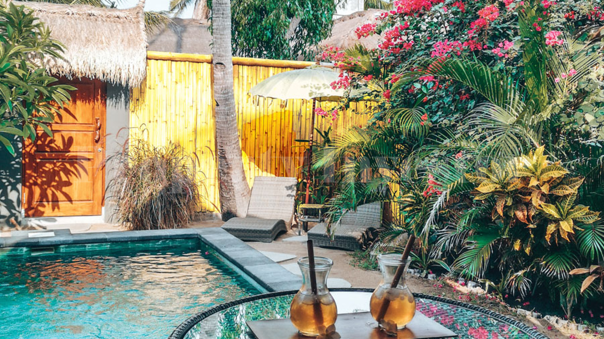 Unique Boutique Island Hotel with 4 Private Villas for Sale on Gili Air, Indonesia