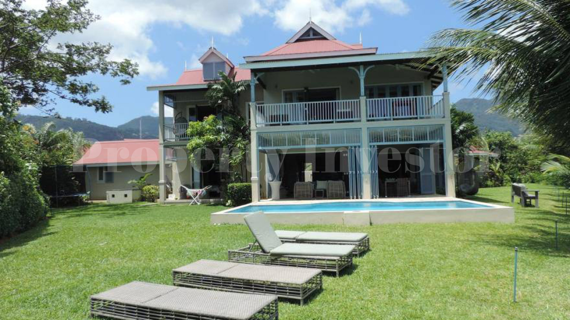One-Of-A-Kind 8 Bedroom (6+2) Luxury Villa with Private Guest Cottage for Sale on Eden Island, Seychelles