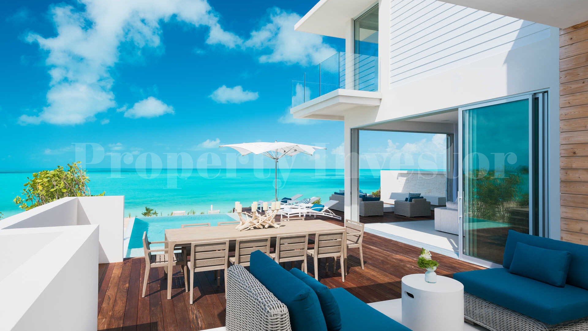 Gorgeous 15 Bedroom Private Beach Club Residence on Long Bay Beach, Turks & Caicos