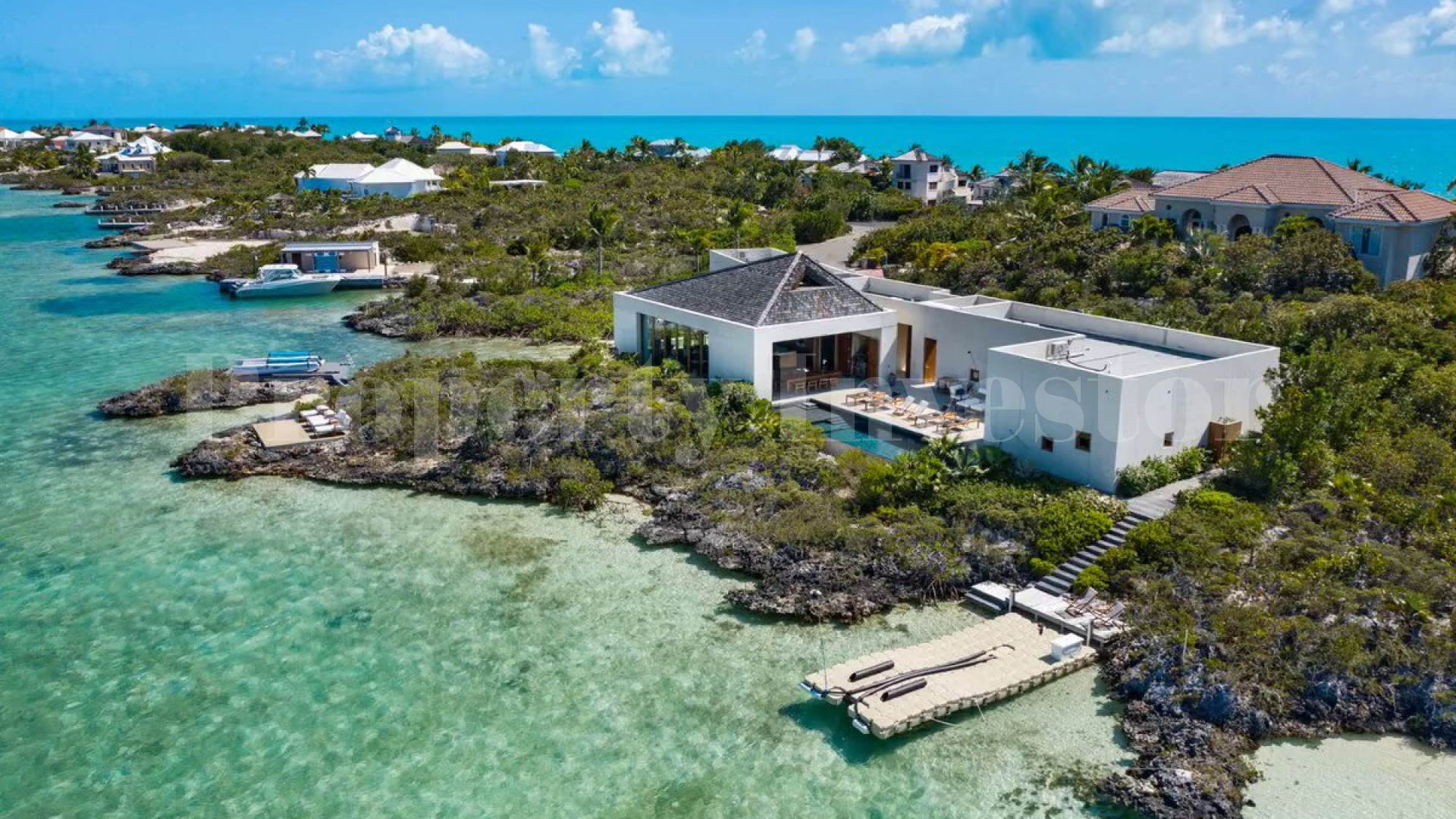 3 Bedroom Luxury Waterfront Designer Villa for Sale in Silly Creek, Providenciales, Turks & Caicos