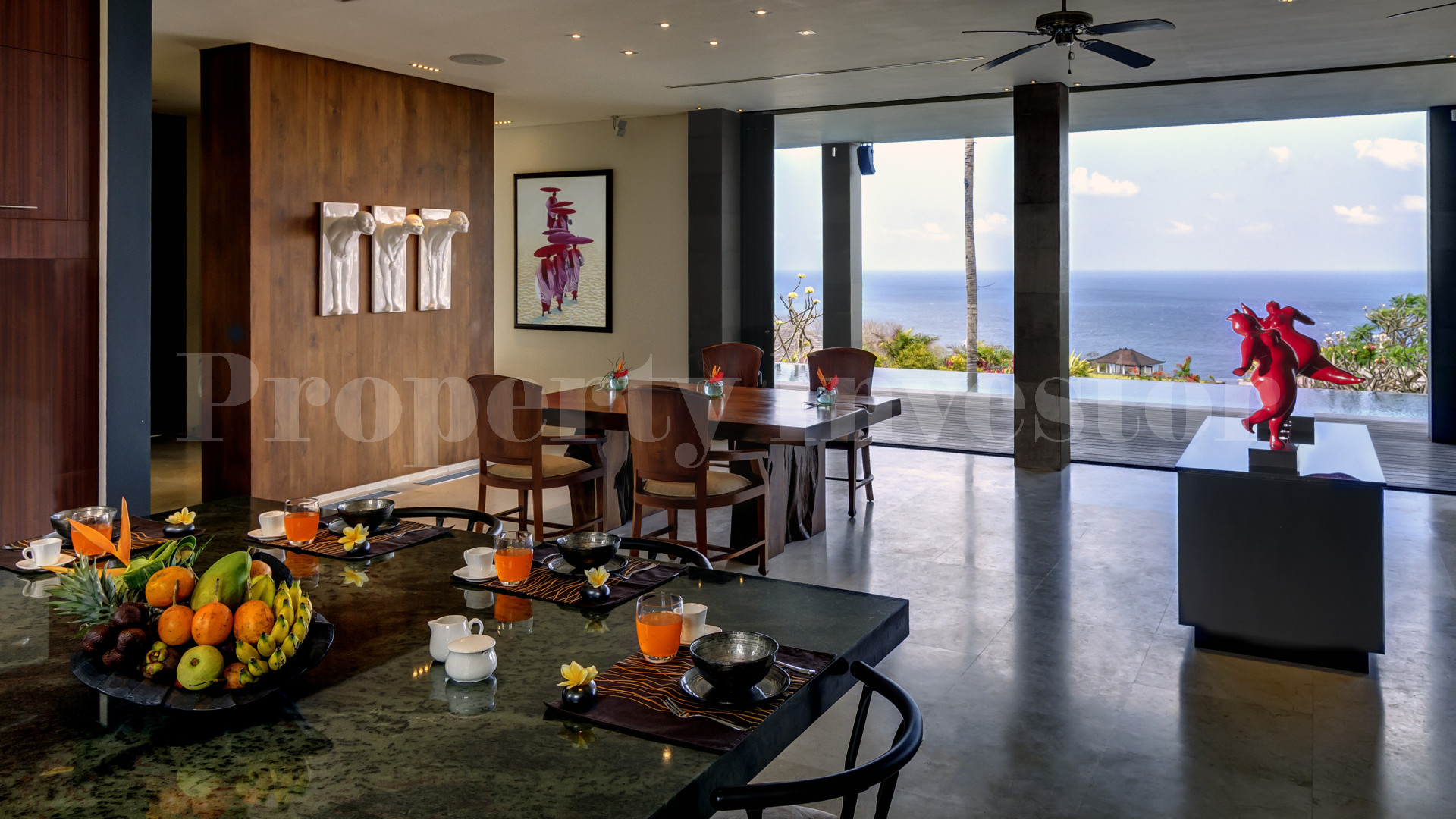 Stunning 7 Bedroom Luxury Villa with 180° Degree Panoramic Ocean Views for Sale in Pandawa, Bali