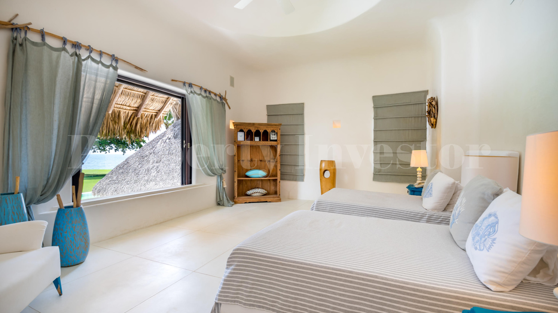 Unique 5 Bedroom "Organic" Luxury Oceanfront Villa with Amazing Ocean & Golf Views for Sale in Casa de Campo, the Dominican Republic