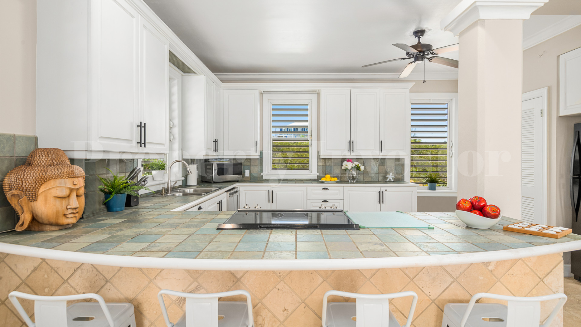 Fantastic 4 Bedroom Cape Cod Style Luxury Beach House for Sale  on Taylor Bay Beach, Turks & Caicos