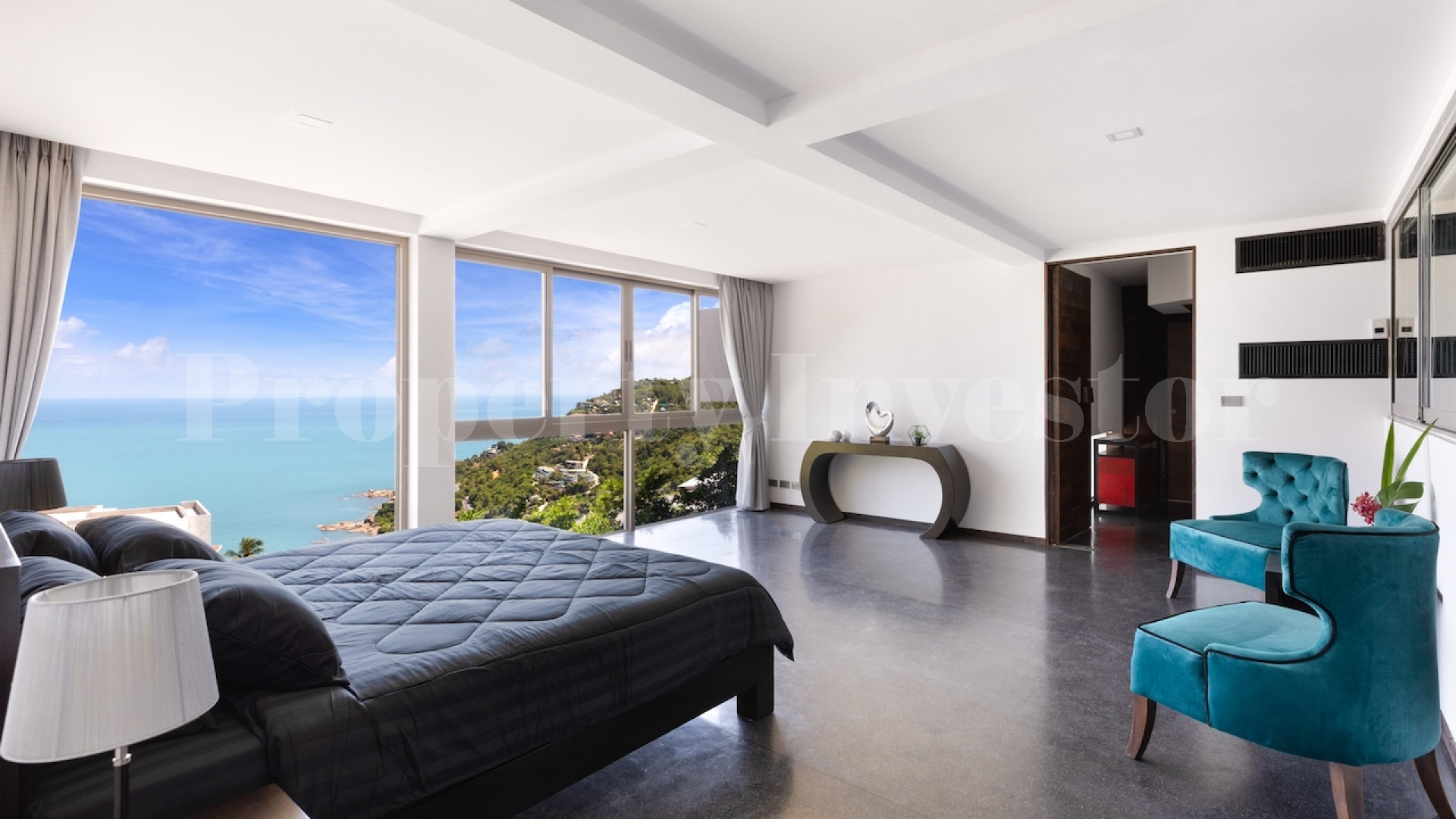 Modern 4 Bedroom Luxury Sea View Villa for Sale in Samui