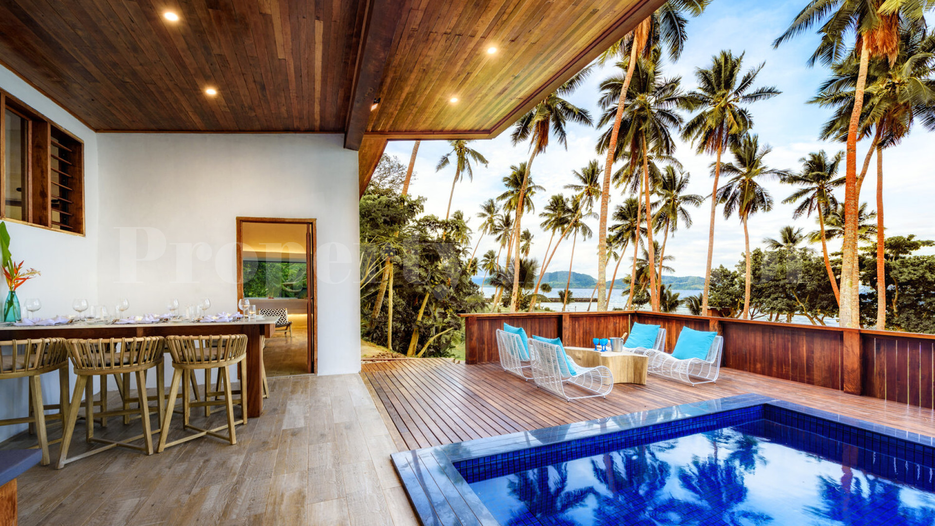 Award Winning 8 Villa Boutique Island Resort for Sale on the Rainbow Reef, Fiji