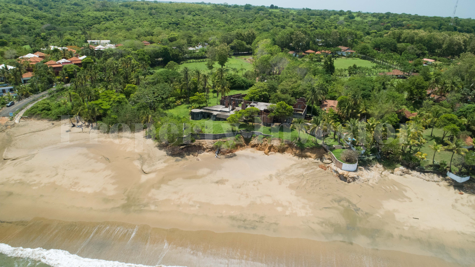 Magnificent 7 Bedroom Unfinished Beachfront Estate for Sale in Pedasi, Panama