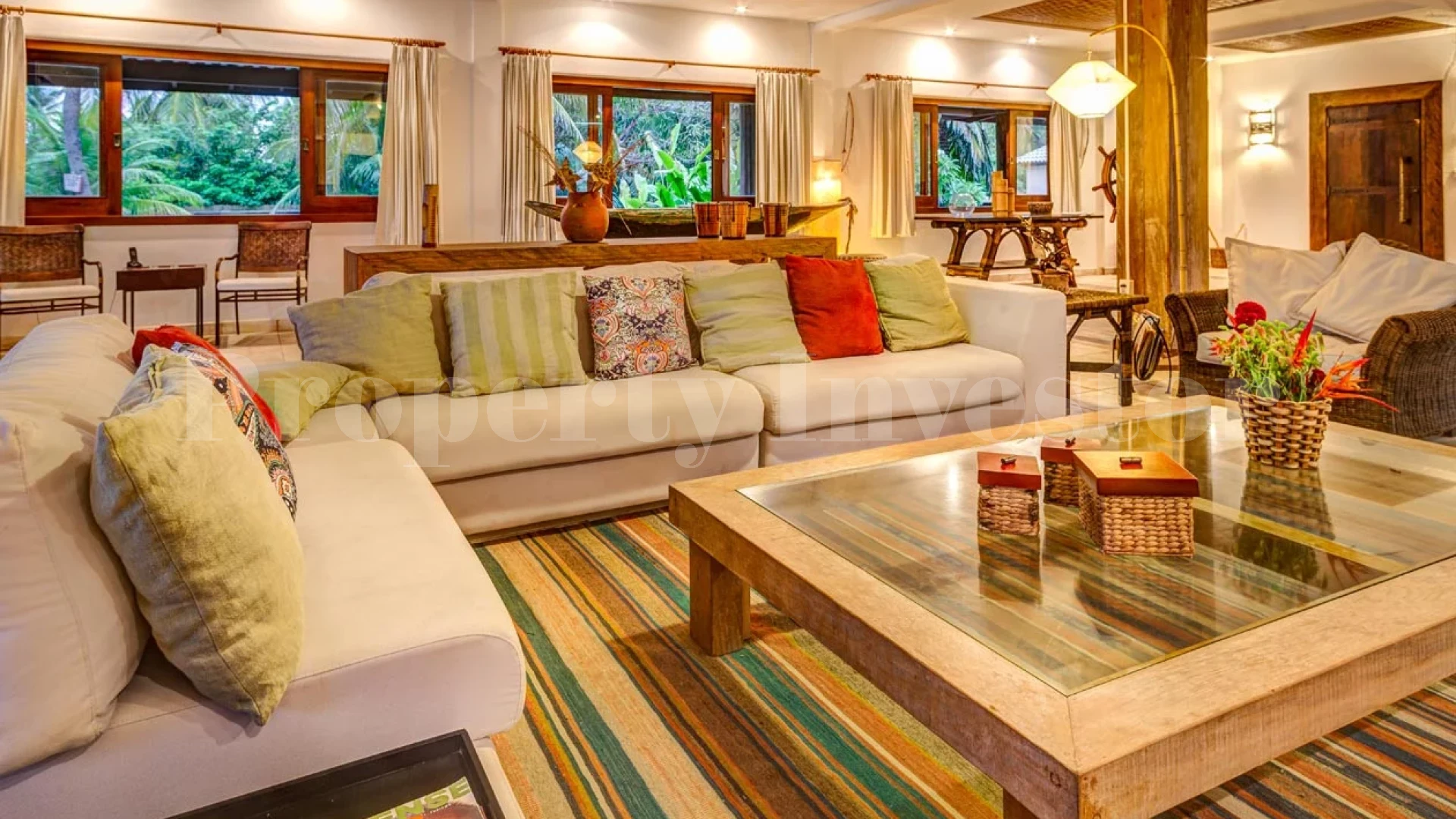 Exclusive 6 Suite Luxury Beachfront Coconut Oasis Retreat on 30 Hectare Parcel for Sale in Bahia, Brazil