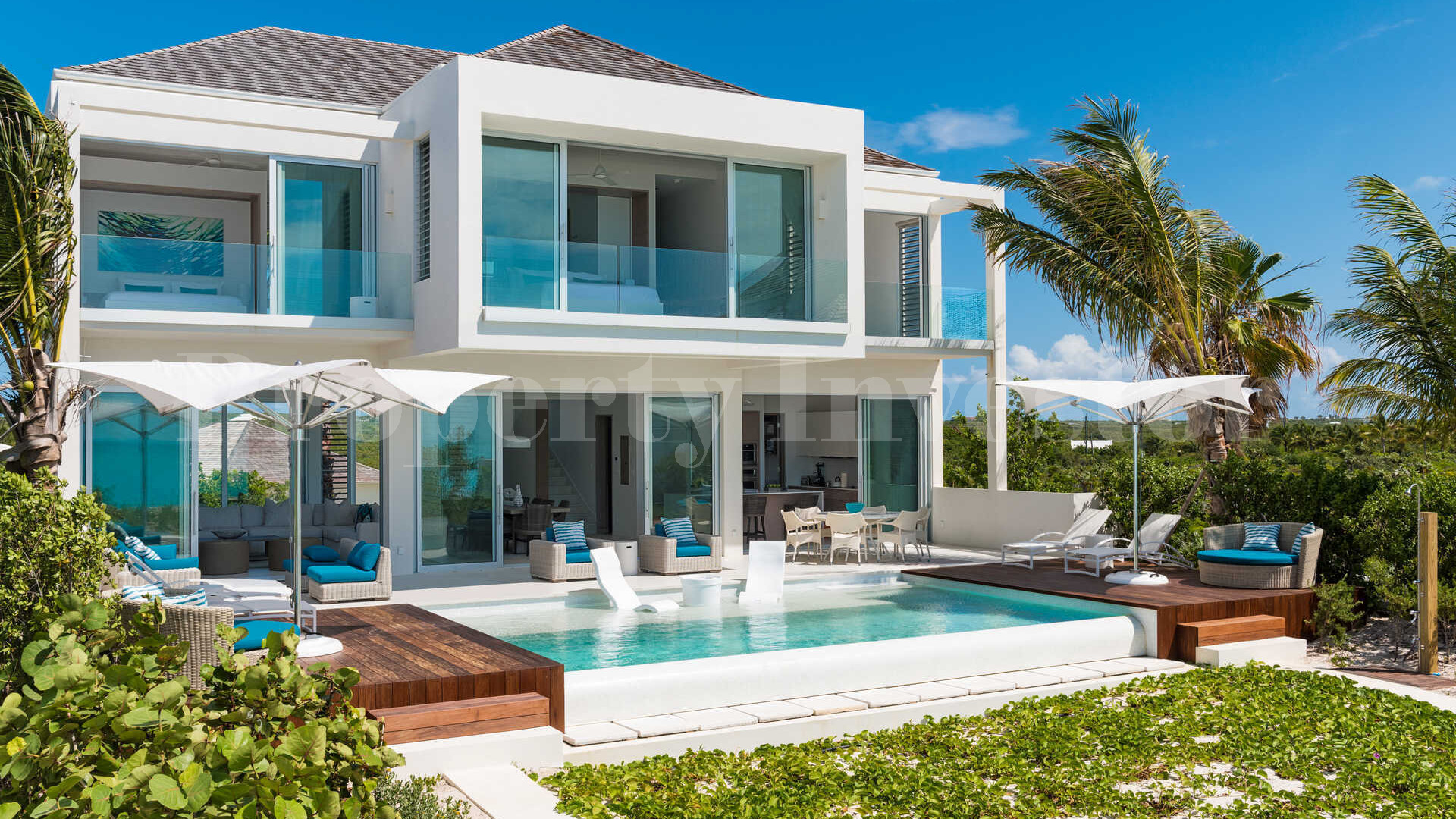 Gorgeous 15 Bedroom Private Beach Club Residence on Long Bay Beach, Turks & Caicos