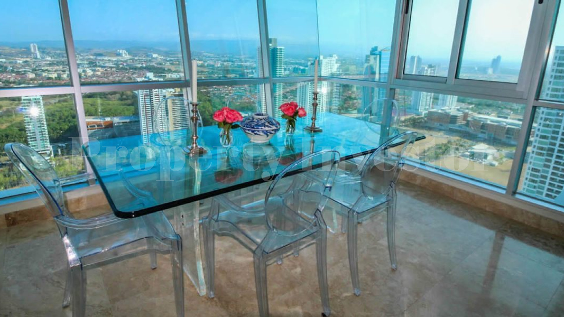 Impressive 4 Bedroom Three-Storey Oceanview Penthouse with Rooftop Pool & Terrace for Sale in Panama City, Panama