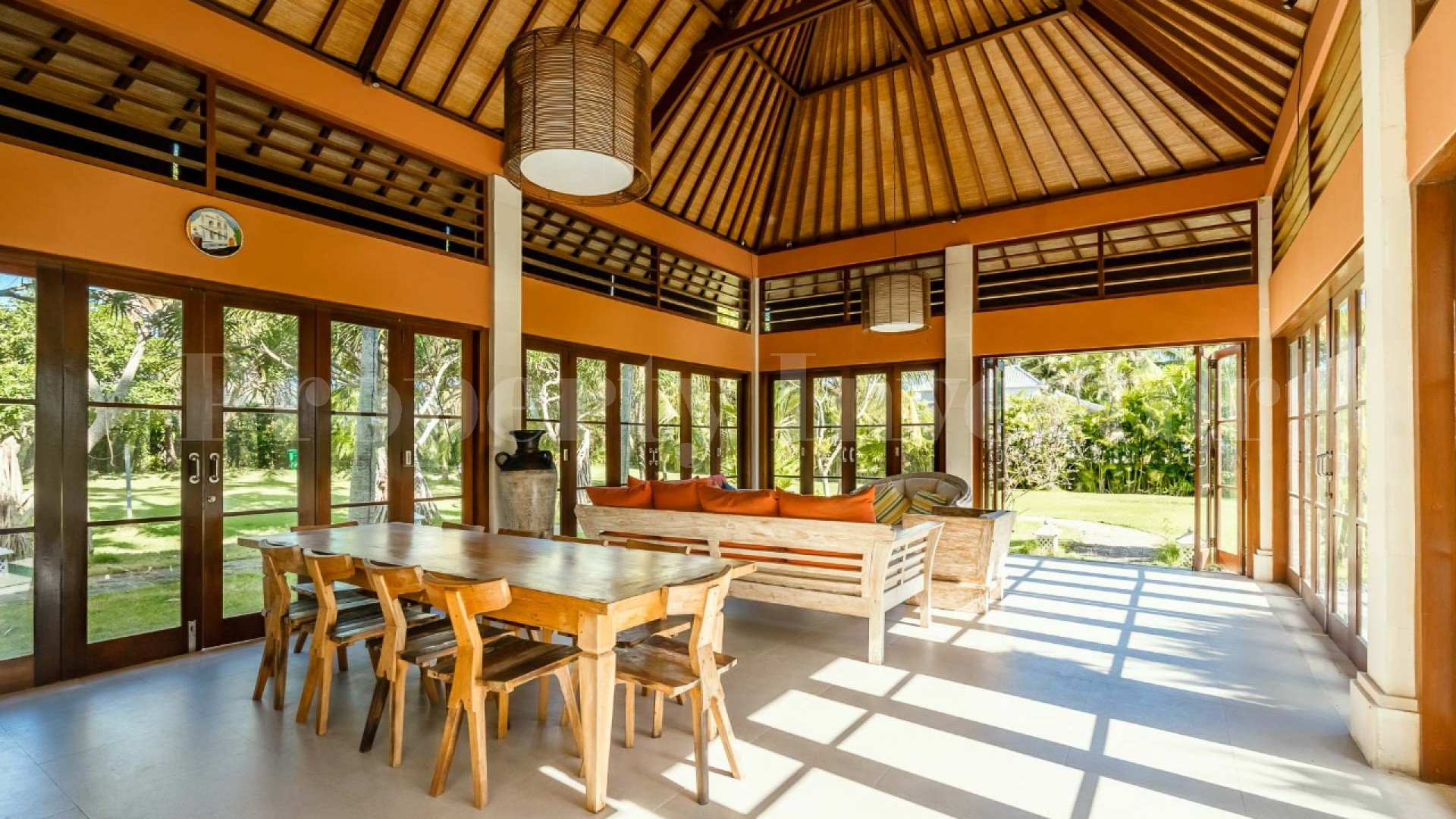 Spacious 6 Bedroom Modern Villa with Lush Gardens & Amazing Sunset Views for Sale in Pererenan, Bali