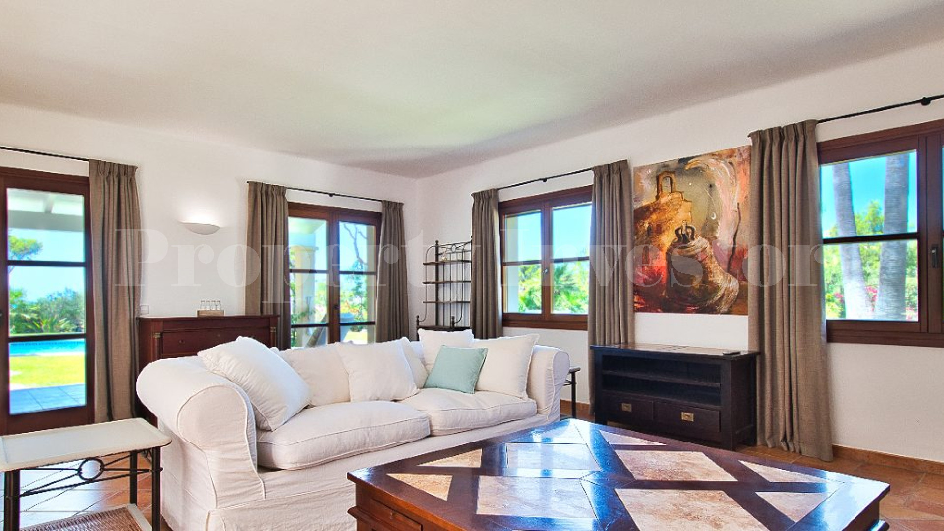 2 традиционно средиземноморские виллы с видом на море в Нуэва Санта Понса, Майорка