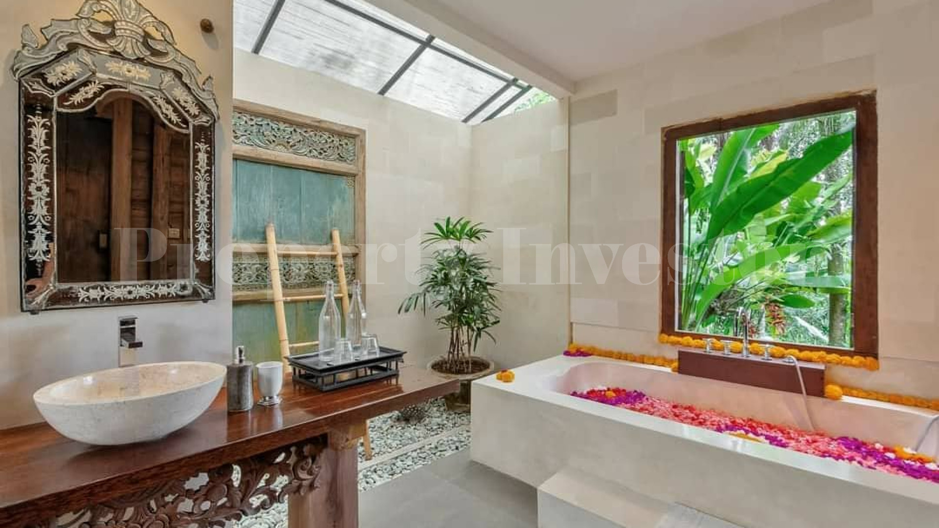 Lush 4 Bedroom Balinese Estate with Jungle & Valley Views for Sale in North-Ubud, Bali