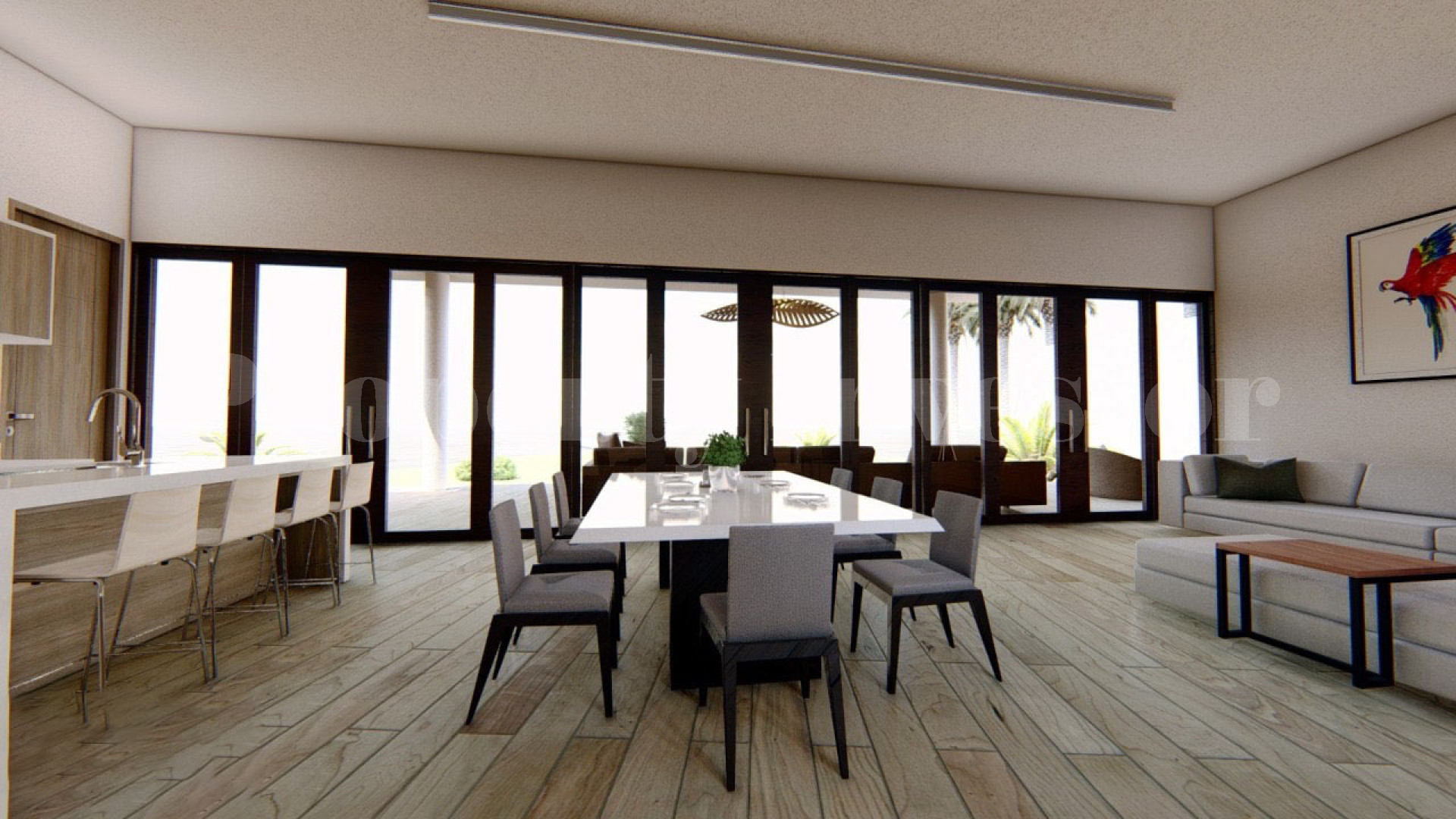 Semi-Complete 4 Bedroom Luxury Oceanfront Villa for Sale in Gated Community of Cap El Limon, Dominican Republic