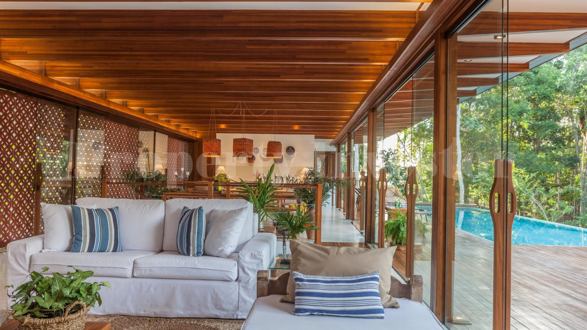 One-of-a-Kind 6 Bedroom Tropical Luxury Designer Rainforest Villa for Sale in Trancoso, Brazil