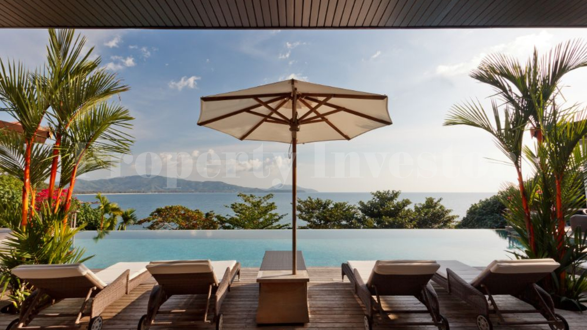 Fabulously Unique 6 Bedroom Oceanview Luxury Villa with 180° Panoramic Views & Private Beach for Sale in a 5* World Class Resort in Phuket