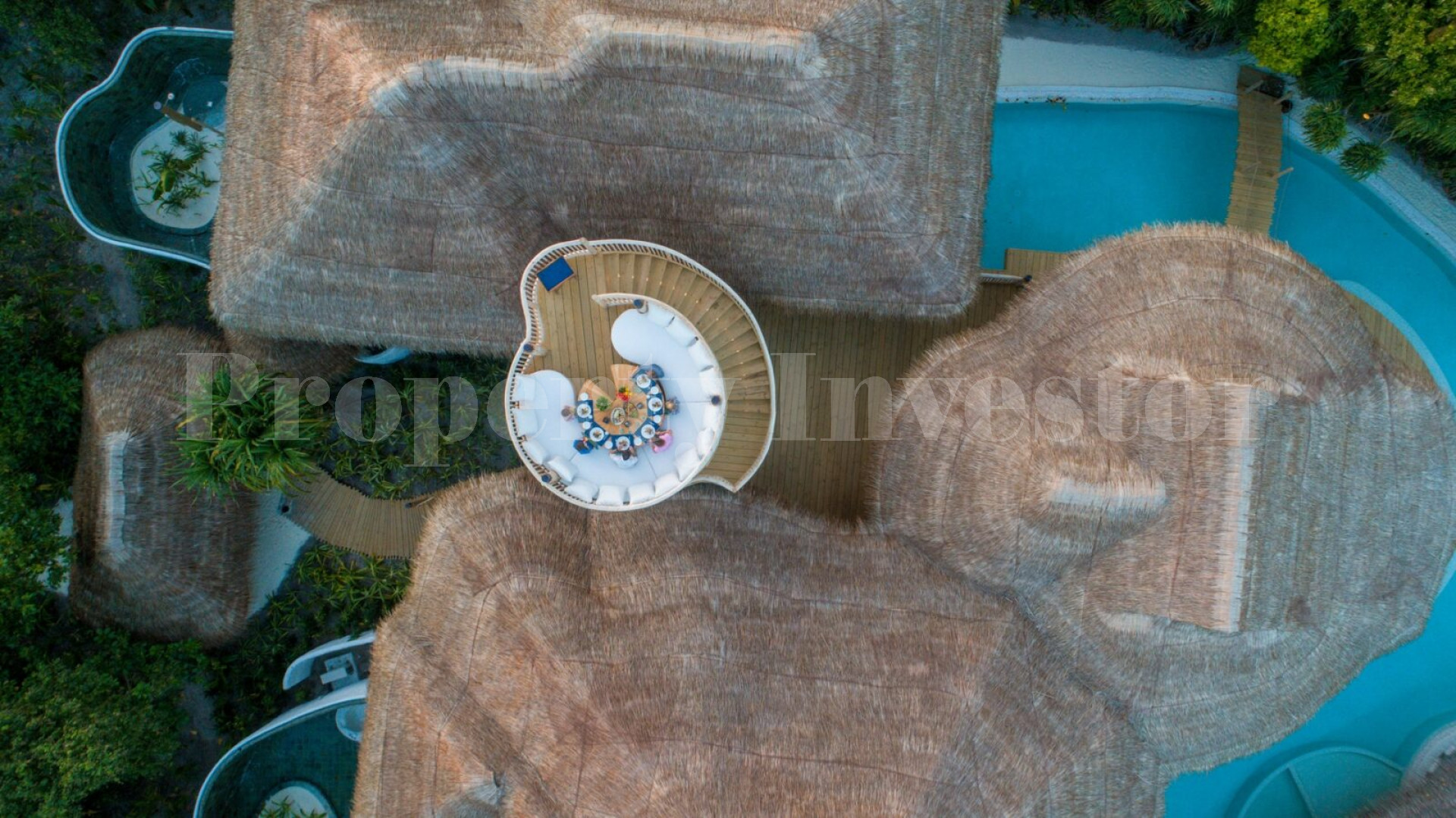 One-of-One 5 Bedroom Luxury Eco Resort Sunrise Villa with Viewing Moonlight Tower for Private Ownership in the Maldives