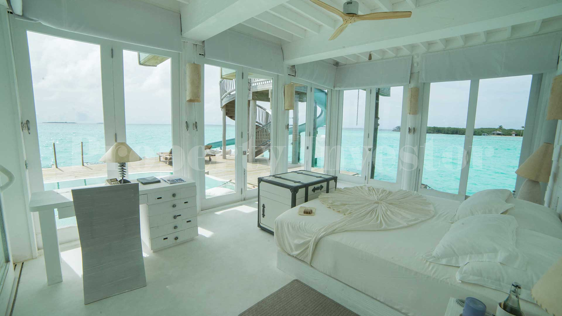 3 Bedroom Overwater Villa with Slide in the Maldives