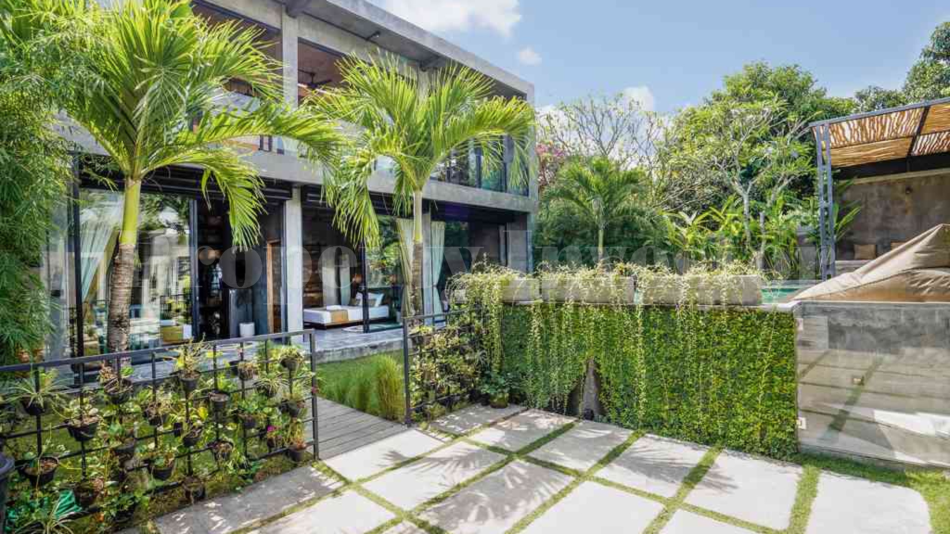 Modern 3 Bedroom Concrete Industrial Style Villa for Sale in Umalas, Bali