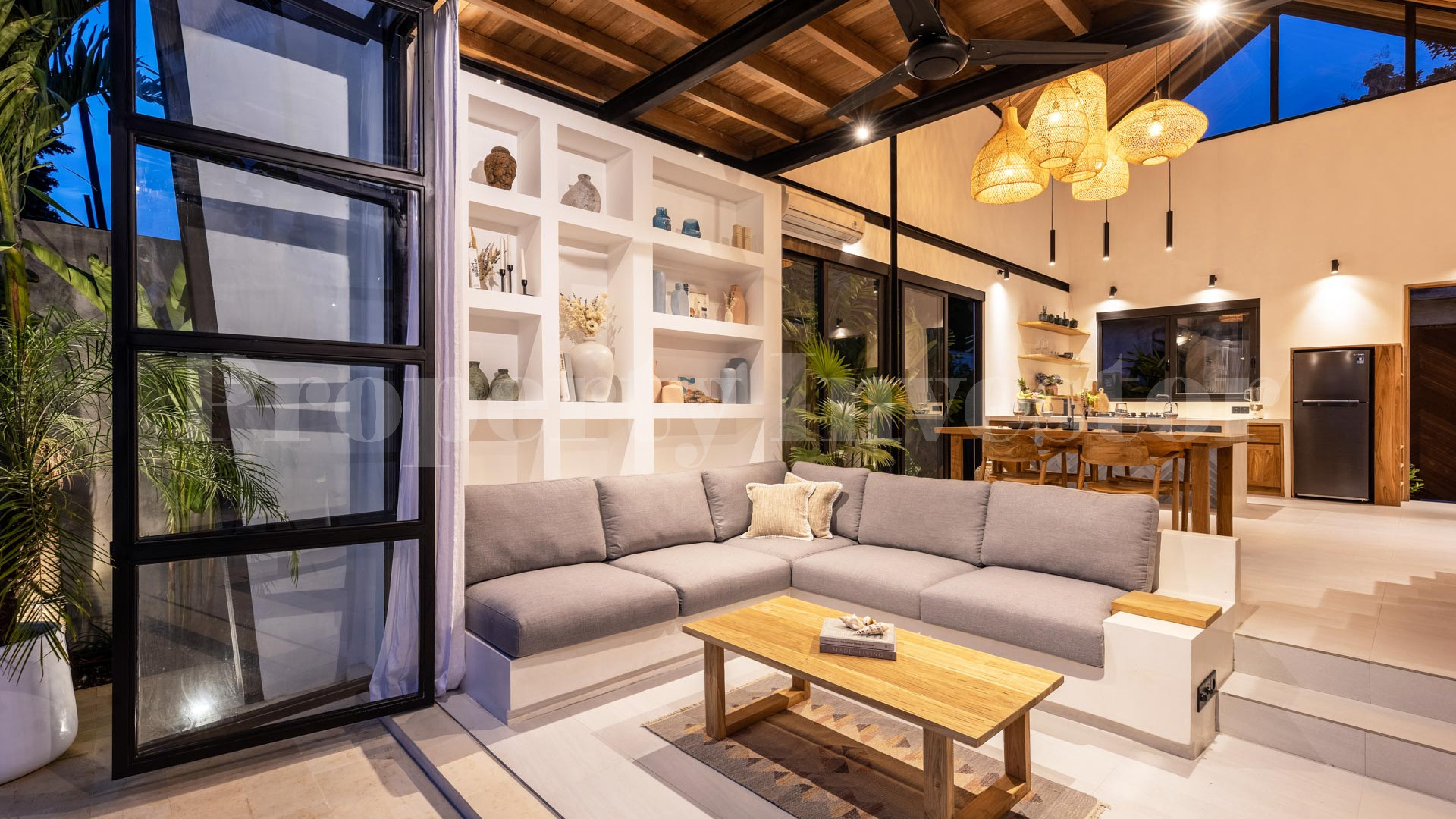 Chic 1-3 Bedroom Designer Loft Villas with Beautiful Rice Paddy Views for Sale Near Canggu, Bali