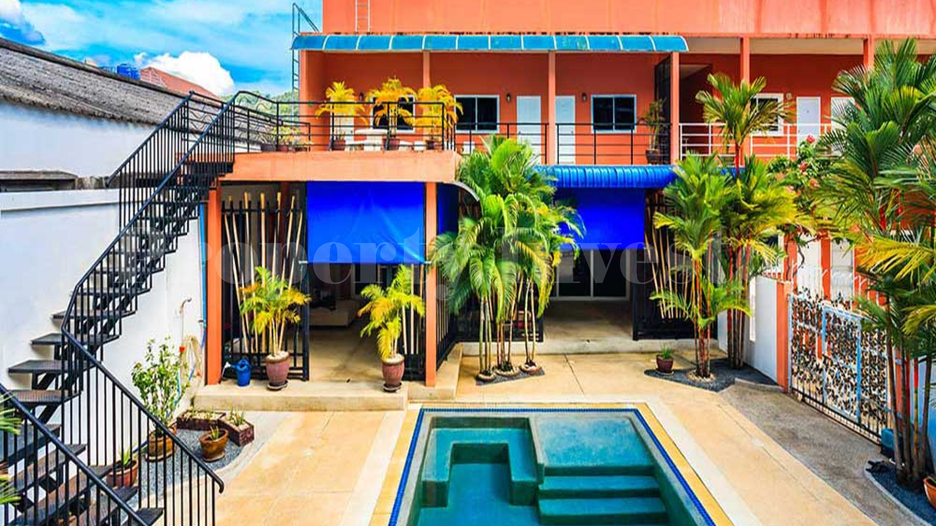 Colourful 4 Bedroom Tropical Villa for Sale in Absolute Centre of Patong, Phuket