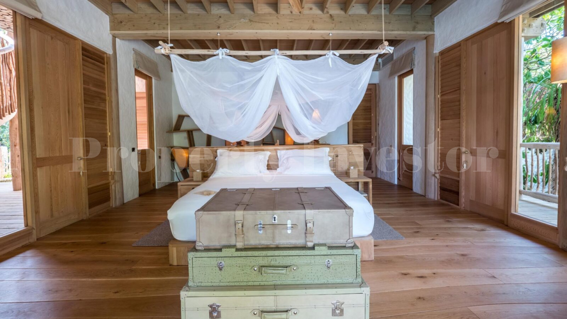 One-of-One 5 Bedroom Luxury Eco Resort Sunrise Villa with Viewing Moonlight Tower for Private Ownership in the Maldives