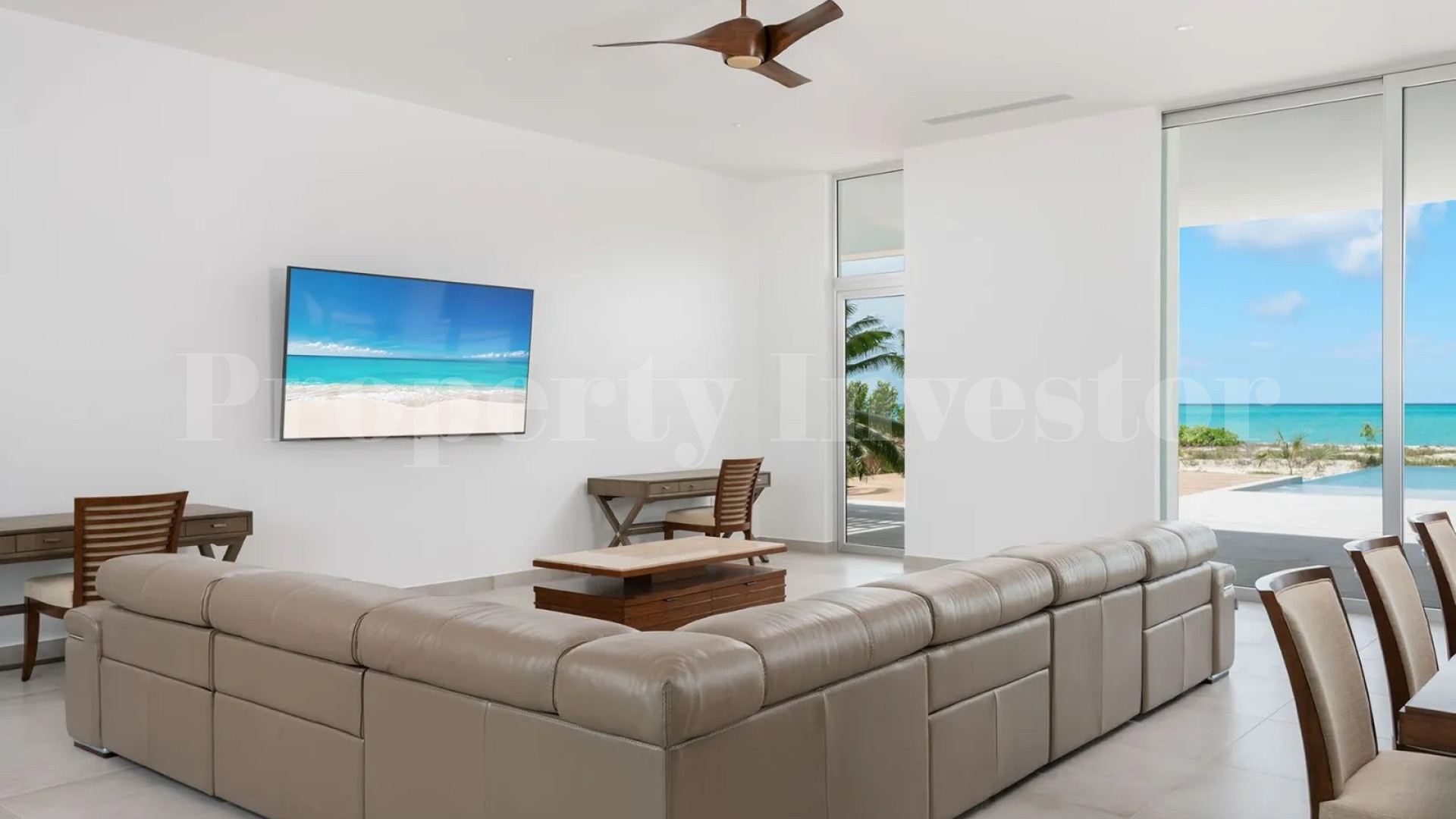 World Class 8 Bedroom Modern Beachfront Luxury Villa in Leeward, Turks & Caicos