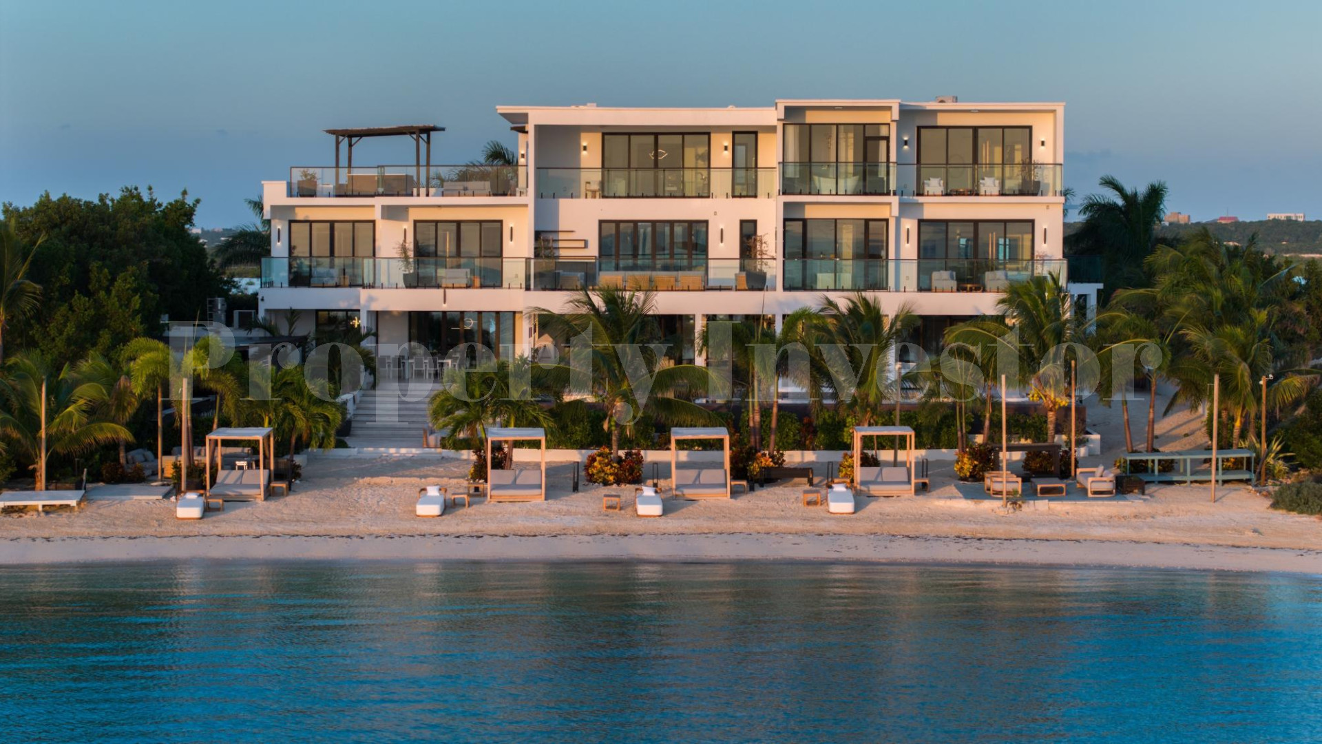 Premier 10 Bedroom Beachfront Trophy  Estate for Sale in Turtle Tail, Turks & Caicos