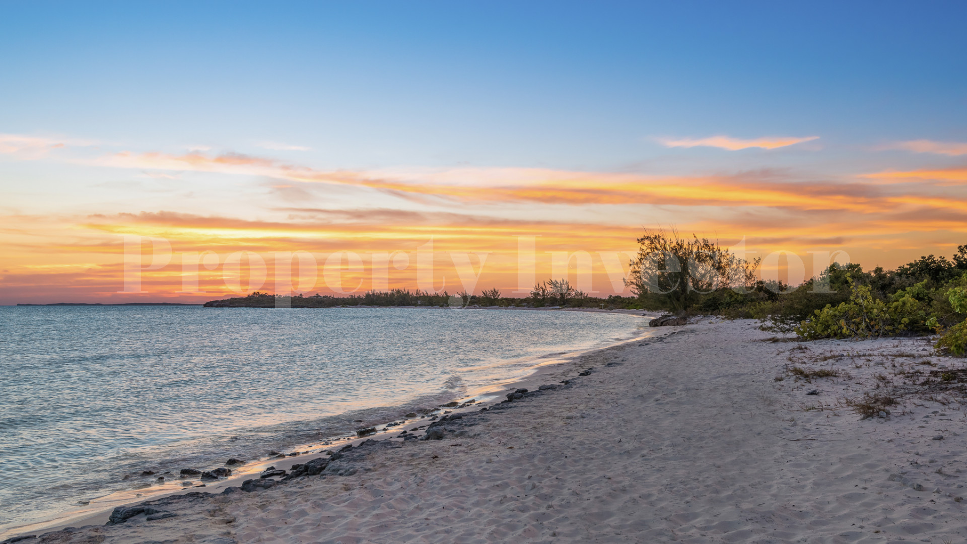 Fantastic 4 Bedroom Cape Cod Style Luxury Beach House for Sale  on Taylor Bay Beach, Turks & Caicos
