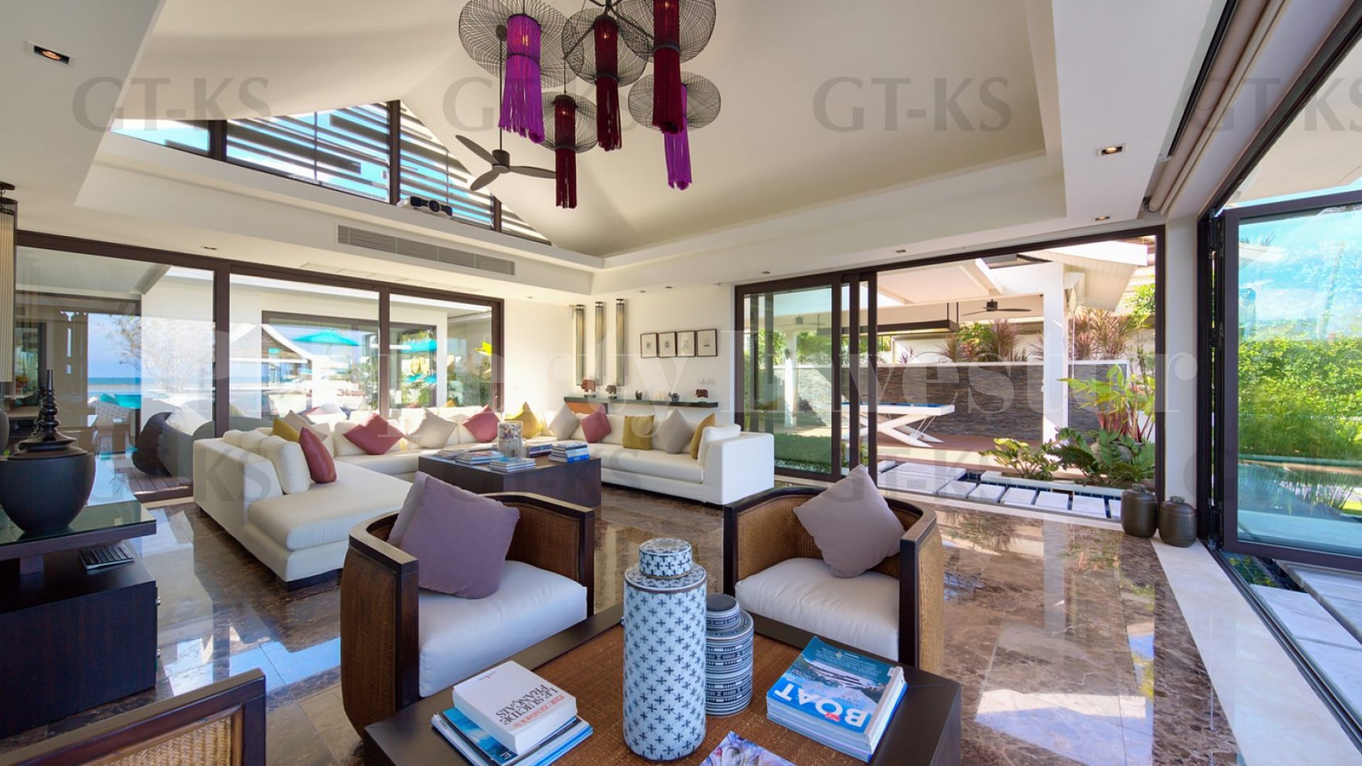 Невероятная роскошная современная вилла на 5 спален на пляже на о.Самуи, Тайланд