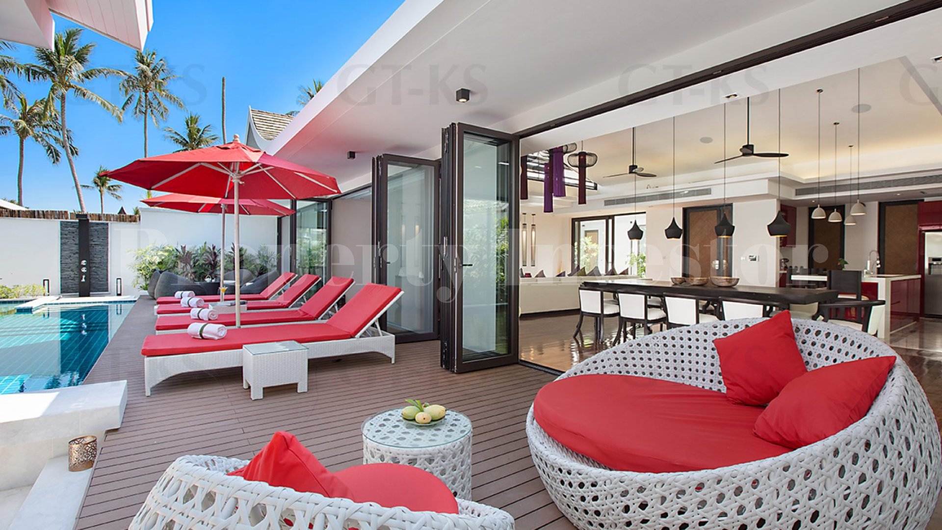 Продается вилла с 5 спальнями на пляже в Баан Манго